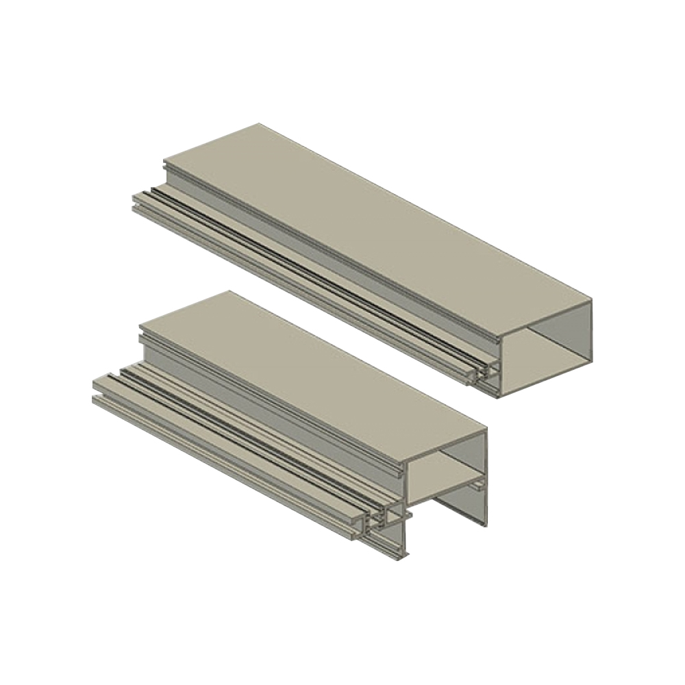 Gardinvæg aluminiumsprofiler