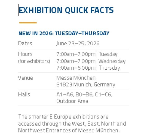 Jiangyin Jianbang Aluminium Co., Ltd. vil udstille på 2026 Smart Energy Exhibition i München, Tyskland.